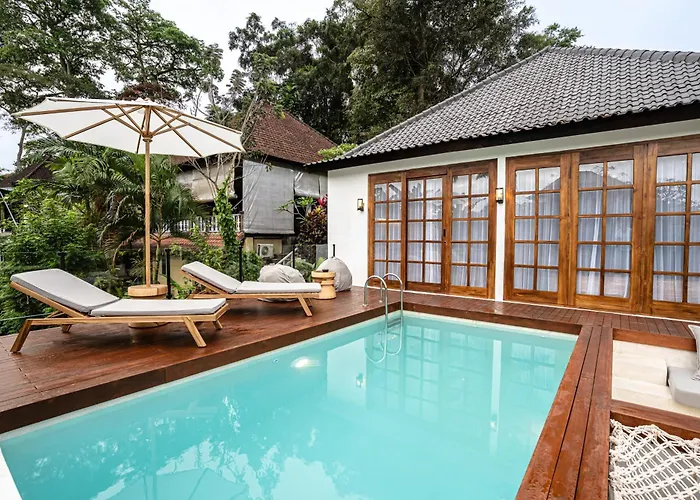 Garden Heights By Evdekimi - Elegant 3br Jungle Oasis With Hammock * ウブド